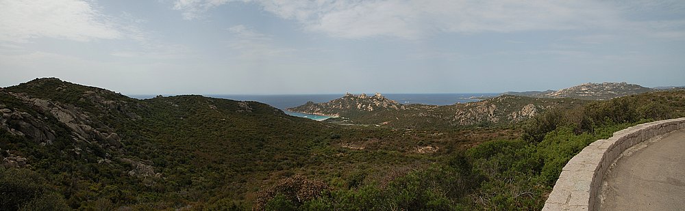 Sartenais, Cala di Roccapina (Panorama von der N196 Ri. Bonifacio).JPG